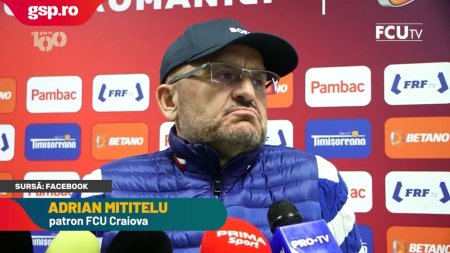 Adrian Mititelu dezvaluie cum l-a abordat pe Sumudica pentru a veni la FCU Craiova: Mi-a dat un vocat, apoi i-am spus ca este fricos