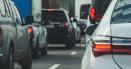 Trafic ingreunat pe DN2, la iesirea din <span style='background:#EDF514'>URZICENI</span> catre Bucuresti, in urma unui accident rutier