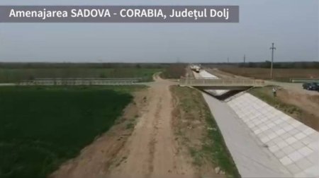 Ministrul Agriculturii anunta ca au inceput lucrarile de modernizare la <span style='background:#EDF514'>AMENAJAREA</span> Sadova- Corabia