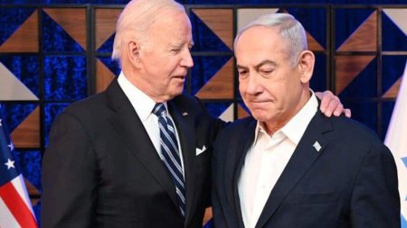 Biden il ameninta pe Netanyahu: Prot<span style='background:#EDF514'>EJATI</span> civilii din Gaza sau politica SUA se va schimba
