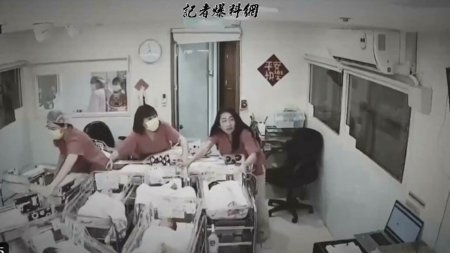 Cutremur in Taiwan. Momentul in care mai multe infirmiere care se <span style='background:#EDF514'>AGATA</span> de incubatoare pentru a salva bebelusii