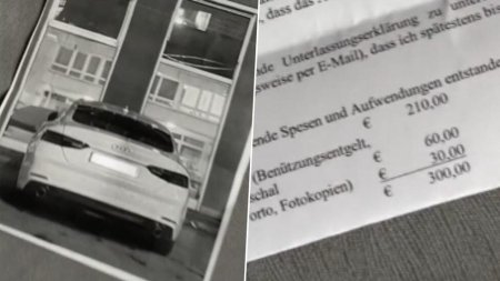 Amenda de parcare ilegala in Austria de 300 de euro, dintre care 30 de euro a costat tiparirea pozei: Nici macar nu e color