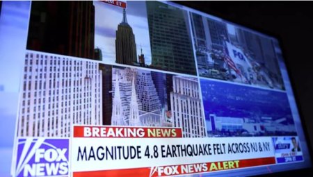 Un cutremur a produs o unda de soc la New York: s-au scuturat zgarie-norii din Manh<span style='background:#EDF514'>ATTA</span>n