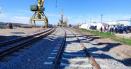 Linia ferata cu ecartament larg din Portul Galati, extinsa. Investitie-cheie pentru facilitarea marfurilor dinspre Ucraina catre Europa