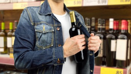 Un barbat a furat bauturi alcoolice in valoare de 2.500 de euro, dintr-un magazin din Brasov. Un martor a sunat la 112