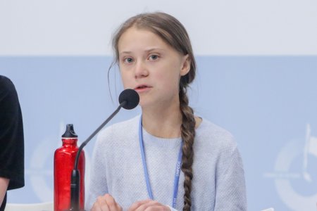 <span style='background:#EDF514'>GRETA THUNBERG</span> a fost din nou retinuta de politisti