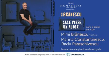 Lansare Humanitas: Mimi Branescu, scenaristul serialului Las Fierbinti, despre cel mai recent volum