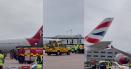 Incident la Aeroportul <span style='background:#EDF514'>HEATHROW</span> din Londra: Doua avioane de pasageri s-au ciocnit pe pista VIDEO
