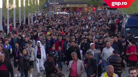 FCSB - Universitatea Craiova. Fanii gazdelor au inceput sa vina la stadion. Jocuri pregatite pentru suporteri in afara Arenei Nationale