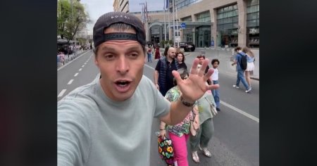 Turist olandez in Bucuresti: Tocmai ce am iesit din hotel si sunt socat VIDEO