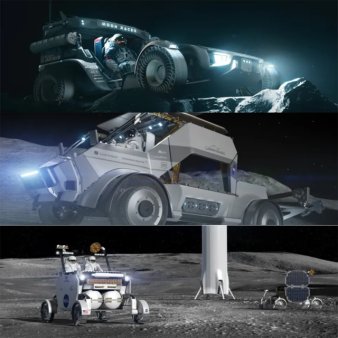 Trei companii concureaza pentru dezvoltarea vehiculelor <span style='background:#EDF514'>LUNAR</span>e pentru NASA