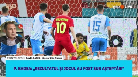 <span style='background:#EDF514'>PAVEL</span> Badea, interventie la GSP Live dupa FCSB - Universitatea Craiova 2-0: Unii jucatori au ramas datori aseara! Nu am inteles titularizarea lui Blesa