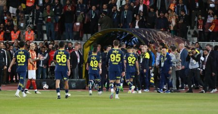Protest la unison: Fener a abandonat Supercupa Turciei dupa 3 minute