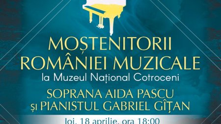 Mostenitorii Romaniei muzicale: recital-eveniment sustinut de soprana Aida Pascu, 'Young artist of the year' la Gala premiilor ICMA 2024, si pianistul Gabriel Gitan