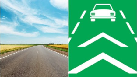 Un nou indicator rutier ar putea fi montat pe drumurile din Romania. Semnificatia indicatorului Pastreaza Distanta