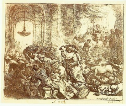 Comoara din tezaurul Bibliotecii V.A. Urechia din Galati, 85 de gravuri desenate de Rembrandt