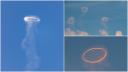 Fenomenul <span style='background:#EDF514'>BIZAR</span> care a aparut pe cerul senin sub forma unor 