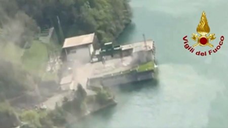 Explozie la o hidrocentrala din Italia, in apropiere de Bologna. Patru persoane au murit, cinci sunt date disparute