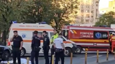 <span style='background:#EDF514'>ACCIDENT GRAV</span> in Piata Unirii din Bucuresti! Un barbat de 35 de ani a murit | Autoritatile intervin