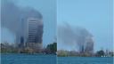 Incendiu puternic la hotel Parc din Mamaia | <span style='background:#EDF514'>POMPIERII</span> intervin de urgenta