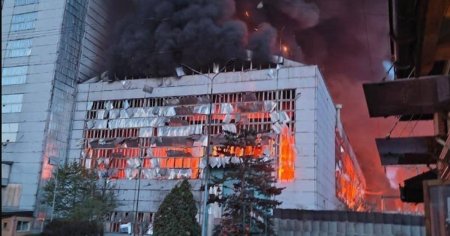 Rusii au distrus cea mai mare centrala electrica din regiunea Kiev