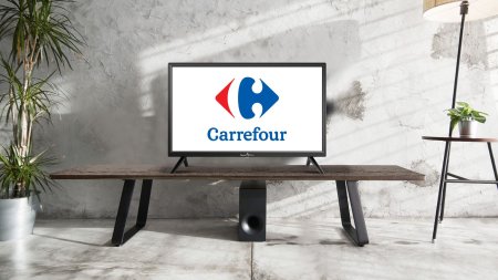 Cel mai ieftin televizor disponibil la Carrefour. I<span style='background:#EDF514'>DEAL</span> pentru clientii cu buget redus