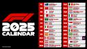 S-a anuntat calendarul pentru sezonul 2025 in <span style='background:#EDF514'>FORMULA 1</span>