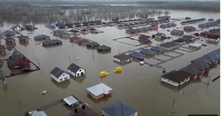 Inundatii in Rusia si <span style='background:#EDF514'>KAZAHSTAN</span>: Situatie critica si evacuari de urgenta in Orenburg VIDEO