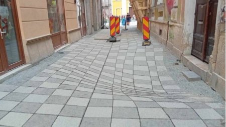 Strada inedita din Cluj Napoca care iti poate provoca ameteli: Este intentionat. Un fel de omagiu