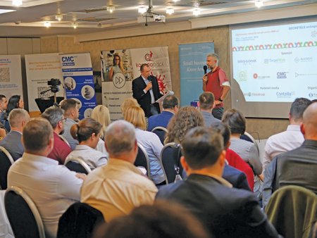 Conferinta Secretele antreprenorului de succes: Digitalizarea, colacul de salvare pentru IMM-uri - Sibiu. Digitalizarea este una dintre tendintele majore care transforma modul de a face business, aduce oportunitati de afaceri si vine cu multiple posibilitati de finantare