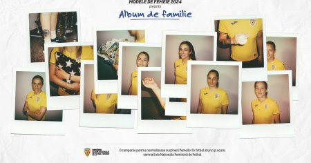 Nationala Feminina de Fotbal continua campania impotriva stereo<span style='background:#EDF514'>TIPURI</span>lor: Modele de Femeie - Album de familie