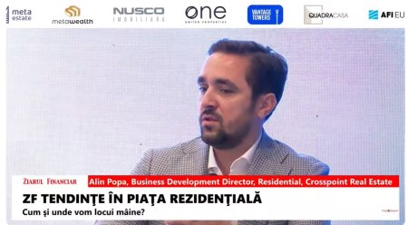 Alin Popa, Business Development Director, Residential, <span style='background:#EDF514'>CROSSPOINT</span> Real Estate: Daca acum 3-4 ani se faceau pariuri cu zona Expozitiei si Trafic Greu, care se dezvolta acum, eu pariez acum pe sectorul 2, pe zona Baicului, Doamna Ghita, Obor pentru viitor