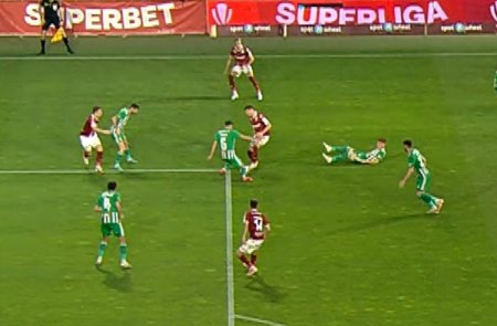 Sepsi, salvata de VAR in meciul cu Rapid! Penalty si eliminare anulate dupa analiza <span style='background:#EDF514'>FAZE</span>i