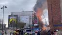Incendiu de proportii uriase la <span style='background:#EDF514'>COPENHAGA</span>: a luat foc Bursa Veche