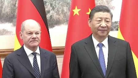 Beijingul, speranta pentru pace. Scholz ii cere lui Xi Jinping sa-l con<span style='background:#EDF514'>VINGA</span> pe Putin sa opreasca razboiul