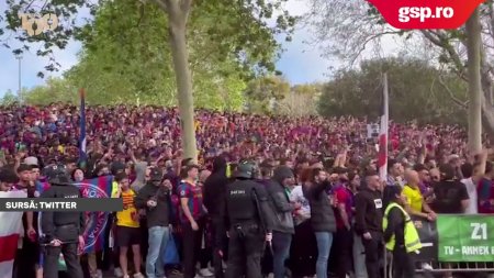 Fanii Barcelonei, scandari incredibile la adresa <span style='background:#EDF514'>SUPERSTAR</span>ului rivalei, Vinicius Jr