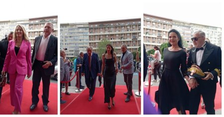 Buluc de vedete la lansarea filmului lui Ilie Nastase. Tiriac cu iubita tinerica, Nadia Comaneci cu Boris Becker, dive cu decolteu generos si greii <span style='background:#EDF514'>FOTBALULUI</span>