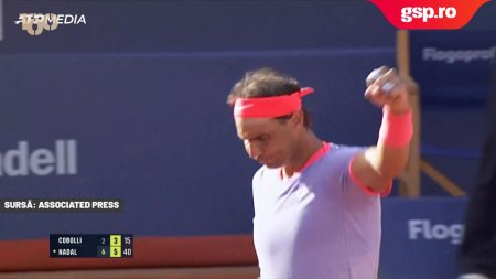 Dupa 631 de zile fara sa vada zgura, Rafael Nadal s-a impus intr-o ora si 25 de minute, in fata italianului Flavio <span style='background:#EDF514'>COBO</span>lli