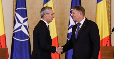 Discutie Iohannis-Stoltenberg. Seful NATO: Romania, esentiala pentru apararea Flancului Estic