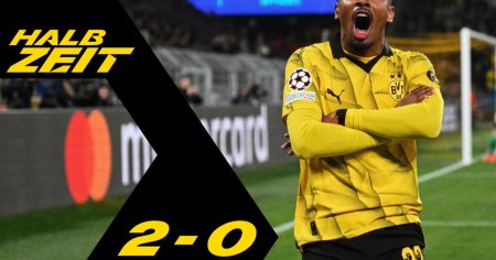 Borussia Dortmund a reusit calificarea in semifinalele Ligii Campionilor, dupa un scor categoric 4-2 cu <span style='background:#EDF514'>ATLET</span>ico Madrid