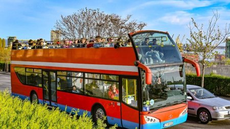 Autobuzele etajate vor circula in minivacanta de Paste si 1 Mai, in Constanta. Pretul unui bilet