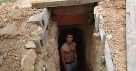 Un adolescent de doar 14 ani si-a construit propria casa subterana, sapand in gradina familiei timp de sase ani. Ce l-a determinat sa faca <span style='background:#EDF514'>ACEST</span> lucru