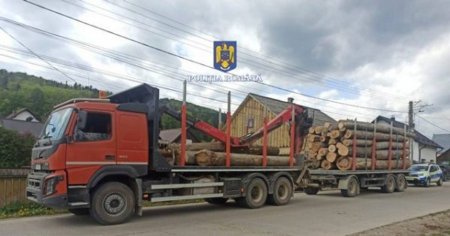 Camion si remorca in valoare de 60.000 de euro, confiscate de politisti la Suceava. Ce greseala a facut <span style='background:#EDF514'>SOFERUL</span>