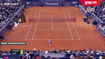 <span style='background:#EDF514'>RAFAEL</span> Nadal, eliminat in turul doi la ATP Barcelona de Alex de Minaur