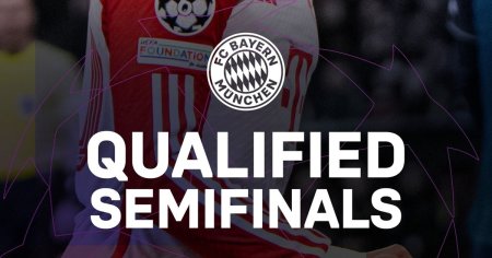 Bayern Munchen a reusit calificarea in semifinalele Ligii Campionilor, dupa un scor categoric 1-0 cu cu Arsenal