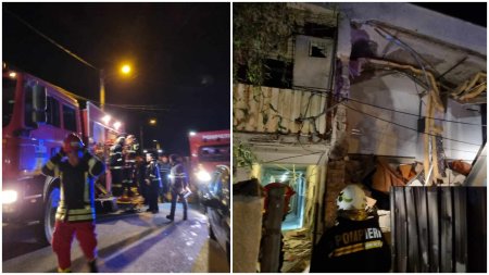 Explozie intr-un bloc din Craiova. Un om a murit, alti trei sunt raniti. 50 de locatari, evacuati. Video. Update