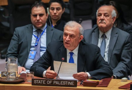 Recunoasterea <span style='background:#EDF514'>STATUL</span>ui palestinian, demers sortit esecului: SUA vor respinge, in Consiliul de Securitate, cererea Palestinei de aderare la ONU