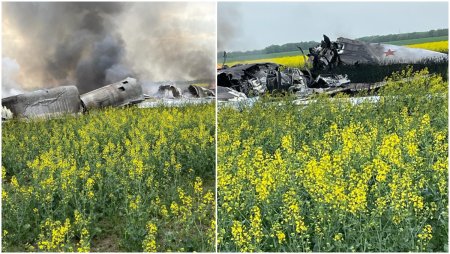 Un bombardier rusesc cu raza lunga de actiune care se intorcea dintr-o misiune de lupta s-a prabusit in regiunea Stavropol