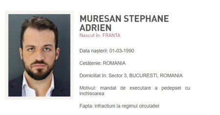 Fiul lui <span style='background:#EDF514'>SEVER MURESAN</span>, condamnat la inchisoare si dat in urmarire, s-a predat la Paris