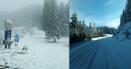 Vreme de iarna in zonele montane din <span style='background:#EDF514'>HUNEDOAR</span>a. Drum spectaculos, acoperit de zapada FOTO